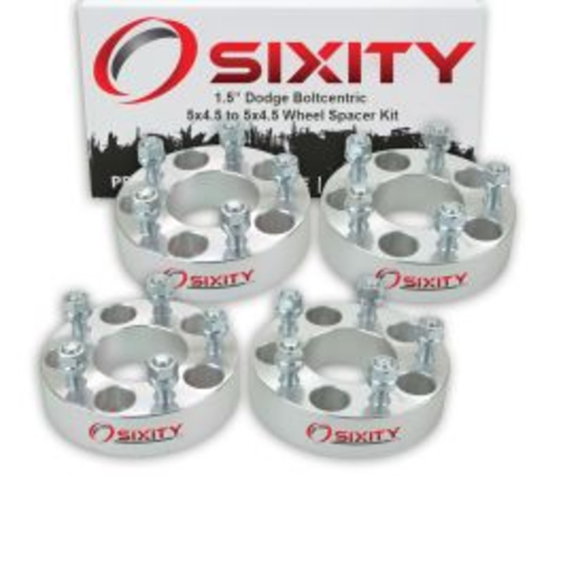 Sixity 4 pc 1.5" Thick Wheel Spacers - Dodge B250 Pickup D200 Series D250 Dakota - 5x4.5