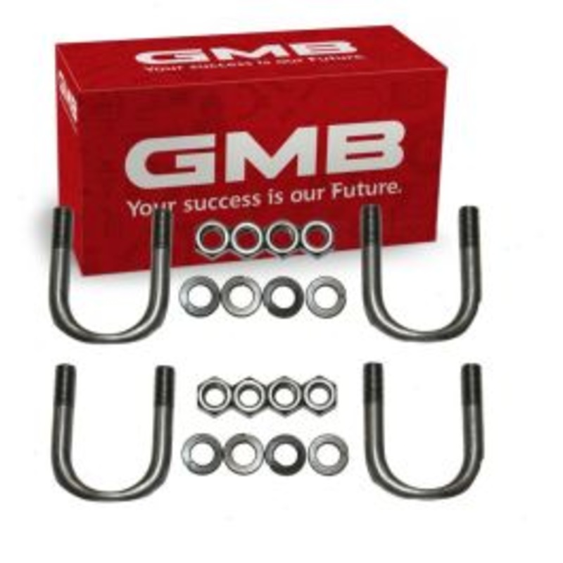 2 pc GMB Rear Shaft All Universal Joint U-Bolt Kit for 1996-2002 Dodge Ram 3500