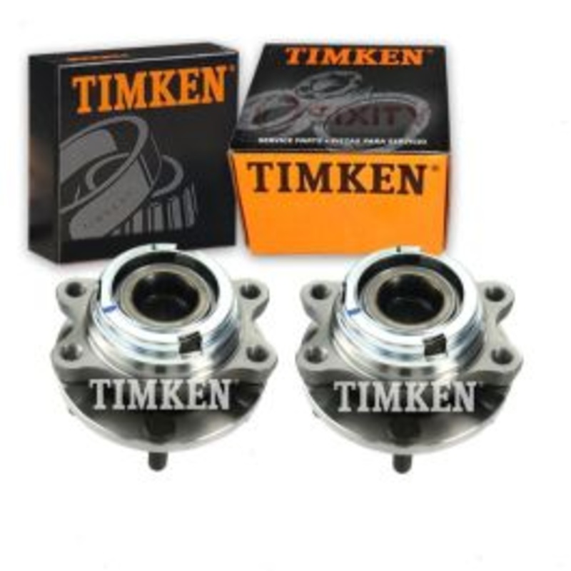2 pc Timken Front Wheel Bearing Hub Assemblys for 2007-2008 Infiniti G35