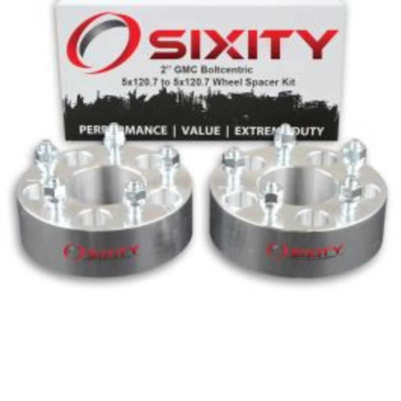 Sixity 2 pc 2" Thick Wheel Spacers - GMC Jimmy Sonoma - 5x120.7mm