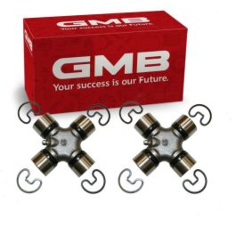 2 pc GMB Front Shaft All Universal Joints for 1965-1969 Jeep J-2500