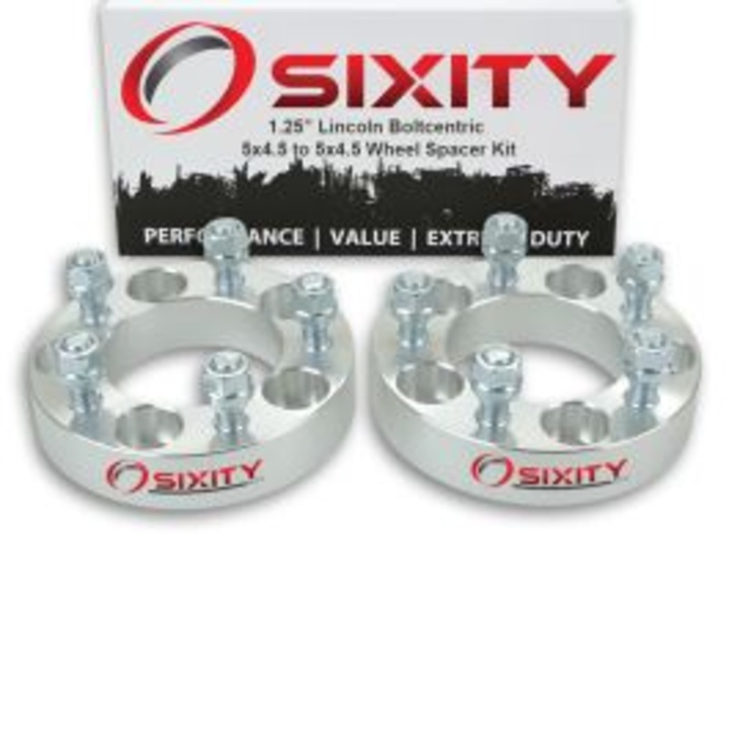 Sixity 2 pc 1.25" Thick Wheel Spacers - Lincoln MKX - 5x4.5