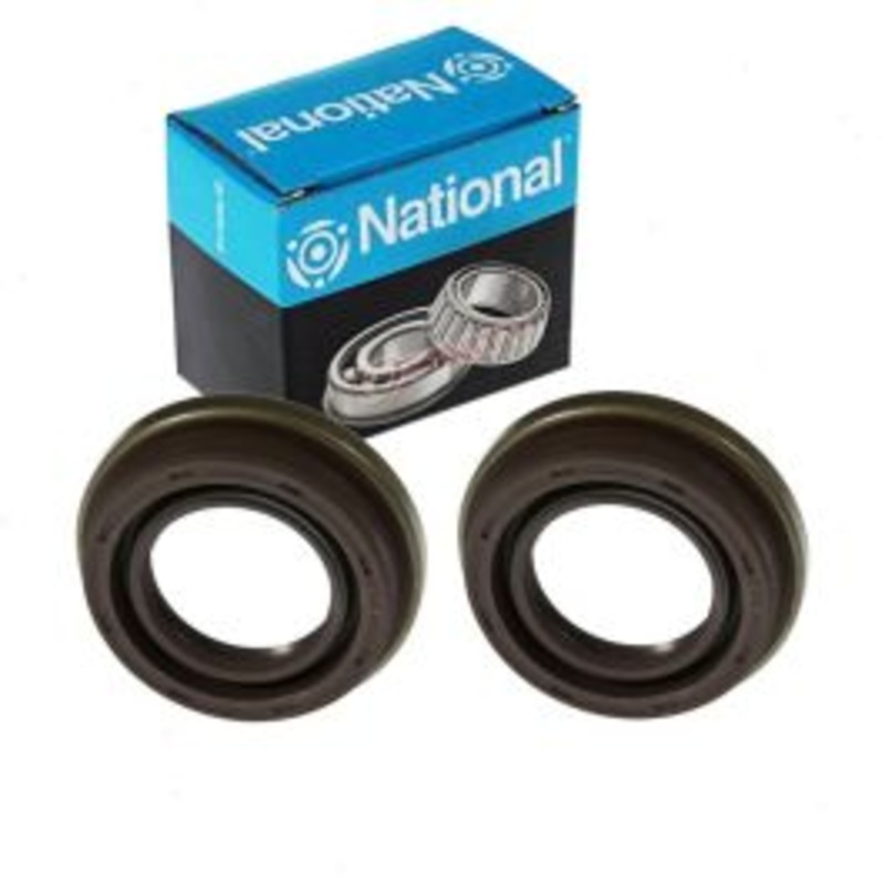 2 pc National Rear Axle Differential Seals for 1990-1991 Mazda Protege