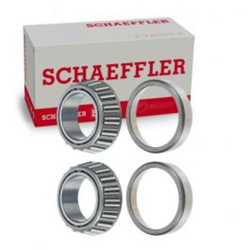 2 pc Schaeffler Rear Differential Bearings for 1991-1992 Isuzu Impulse