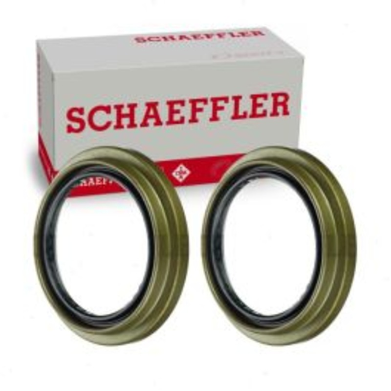 2 pc Schaeffler Front Wheel Seals for 2004-2021 Ford E-350 Super Duty