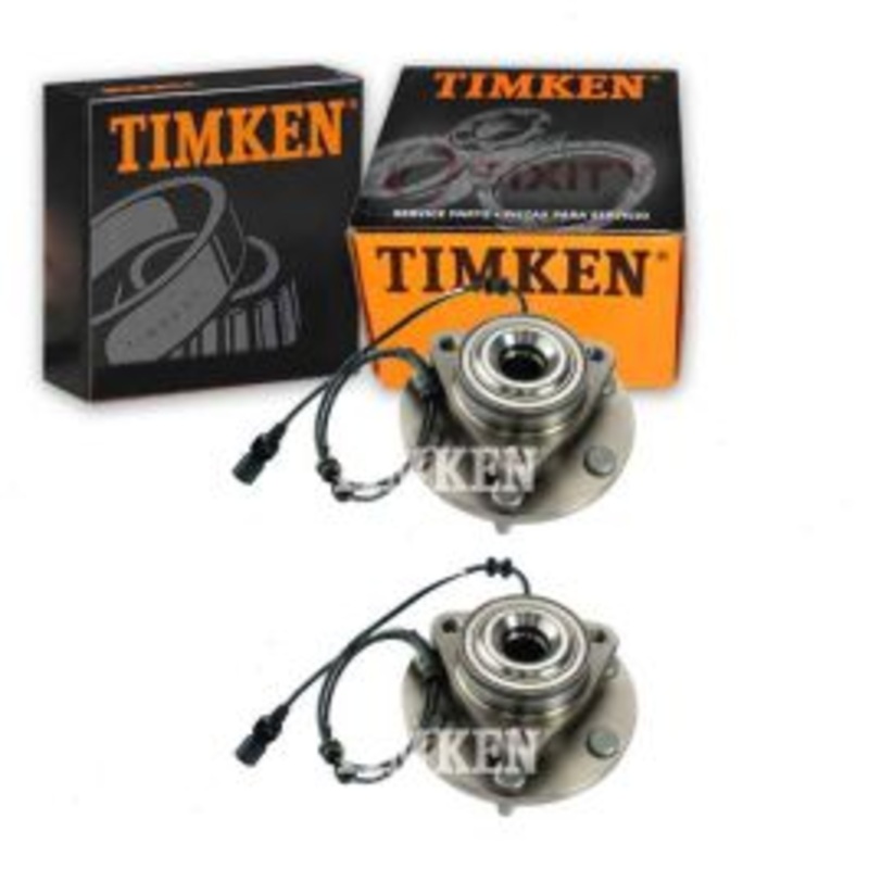 2 pc Timken Front Wheel Bearing Hub Assemblys for 2014-2018 Infiniti QX80