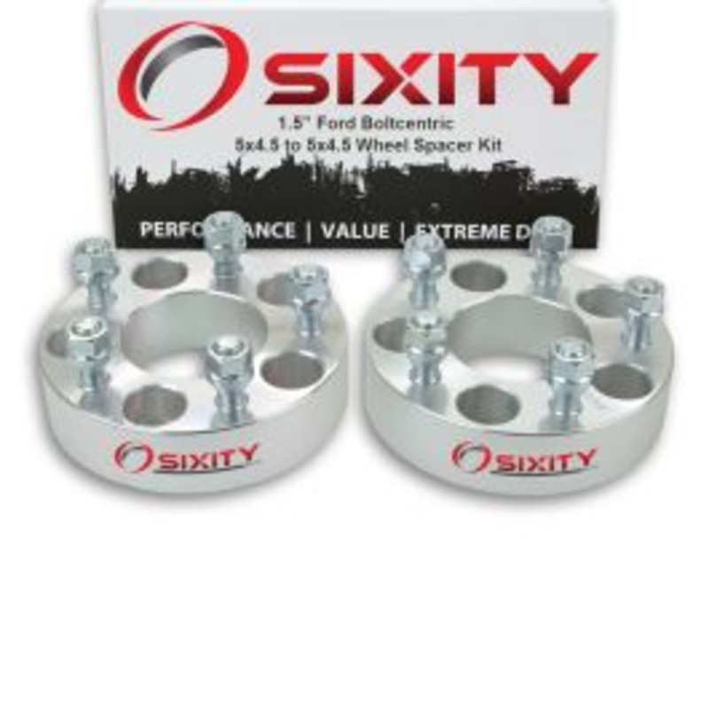 Sixity 2 pc 1.5" Thick Wheel Spacers - Ford Aerostar Bronco II Crown Victoria E-100 - 5x4.5