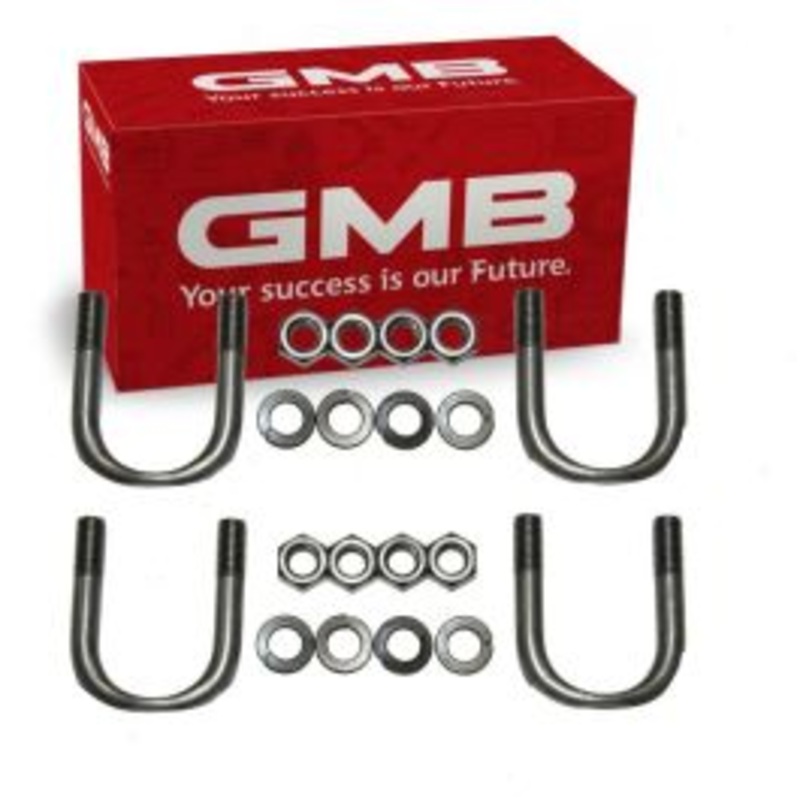 2 pc GMB Rear Shaft All Universal Joint U-Bolt Kit for 1997-2003 Ford F-150