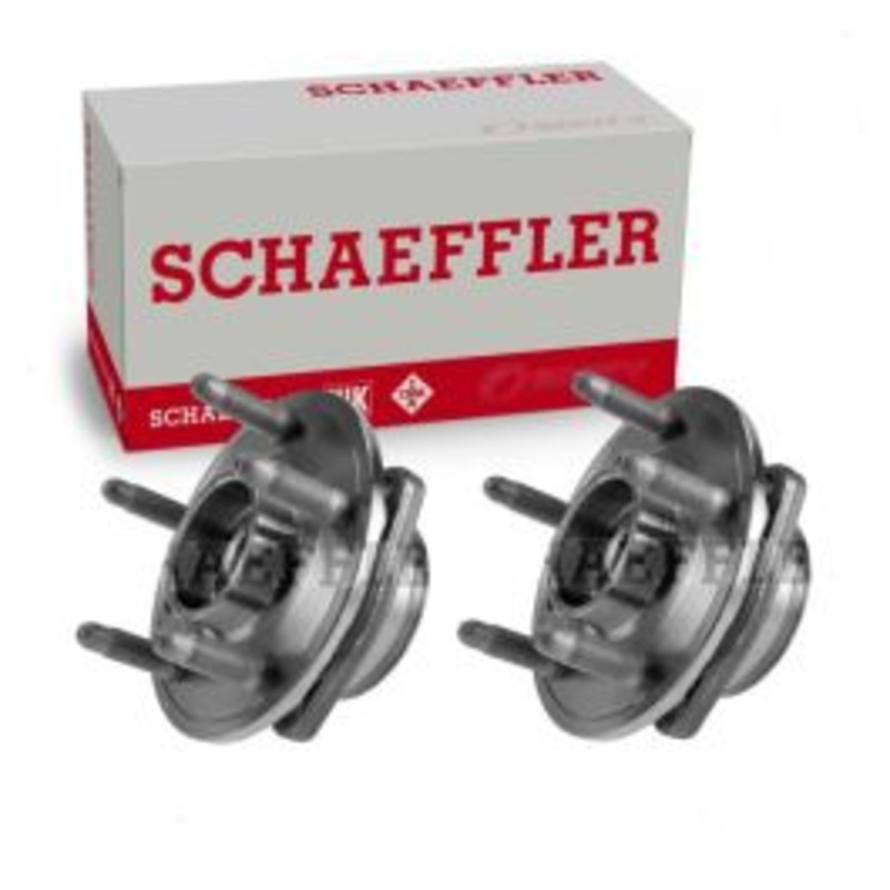 2 pc Schaeffler Rear Wheel Bearing Hub Assembly for 2009-2015 Cadillac CTS 2.0L 3.0L 3.6L L4 V6