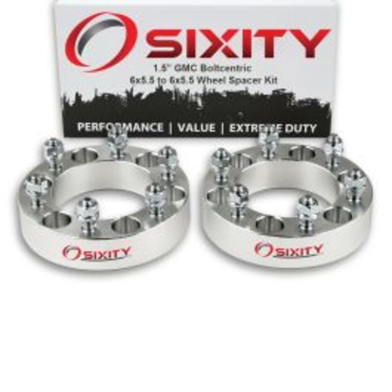 Sixity 2 pc 1.5" Thick Wheel Spacers - GMC Canyon - 6x5.5