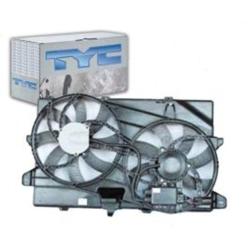 TYC Dual Radiator & Condenser Fan Assembly for 2007-2009 Ford Edge 3.5L V6