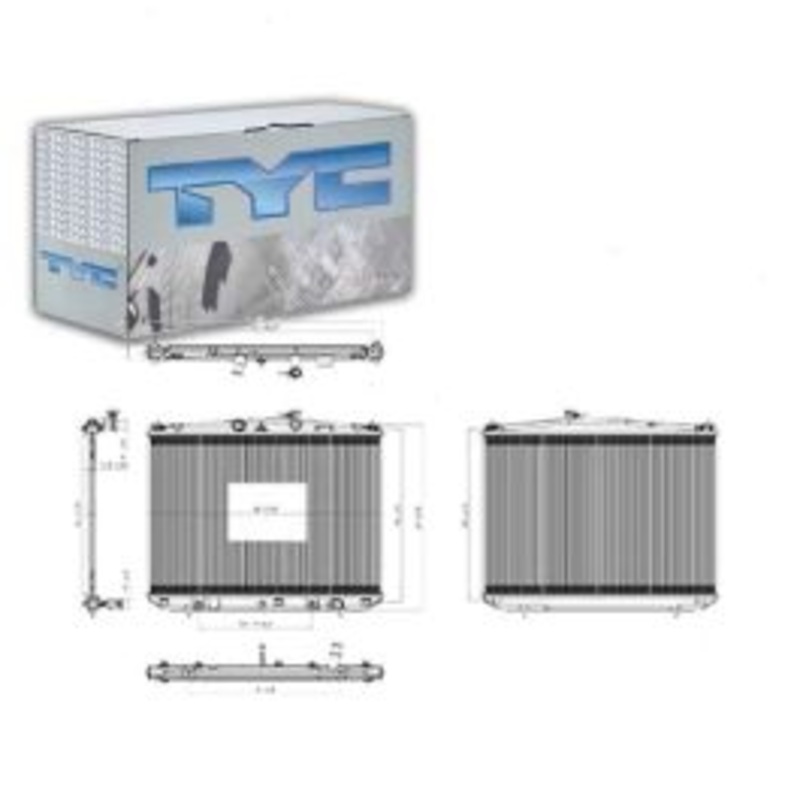 TYC Radiator for 2014-2016 Toyota Highlander 3.5L V6