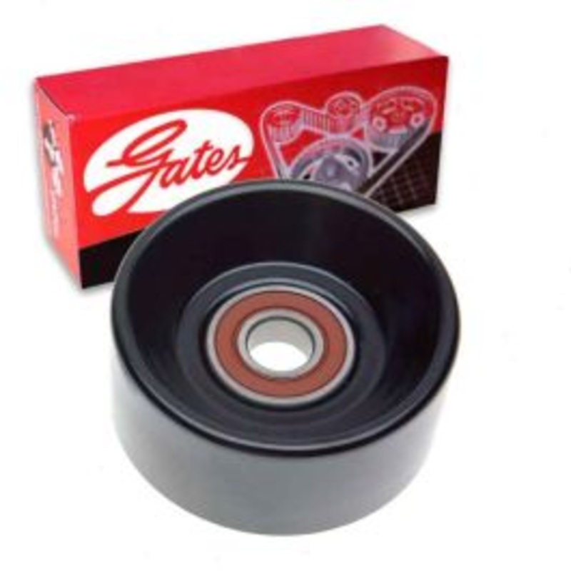 Gates DriveAlign Lower Drive Belt Idler Pulley for 2001-2003 Ford E-350 Super Duty 7.3L V8