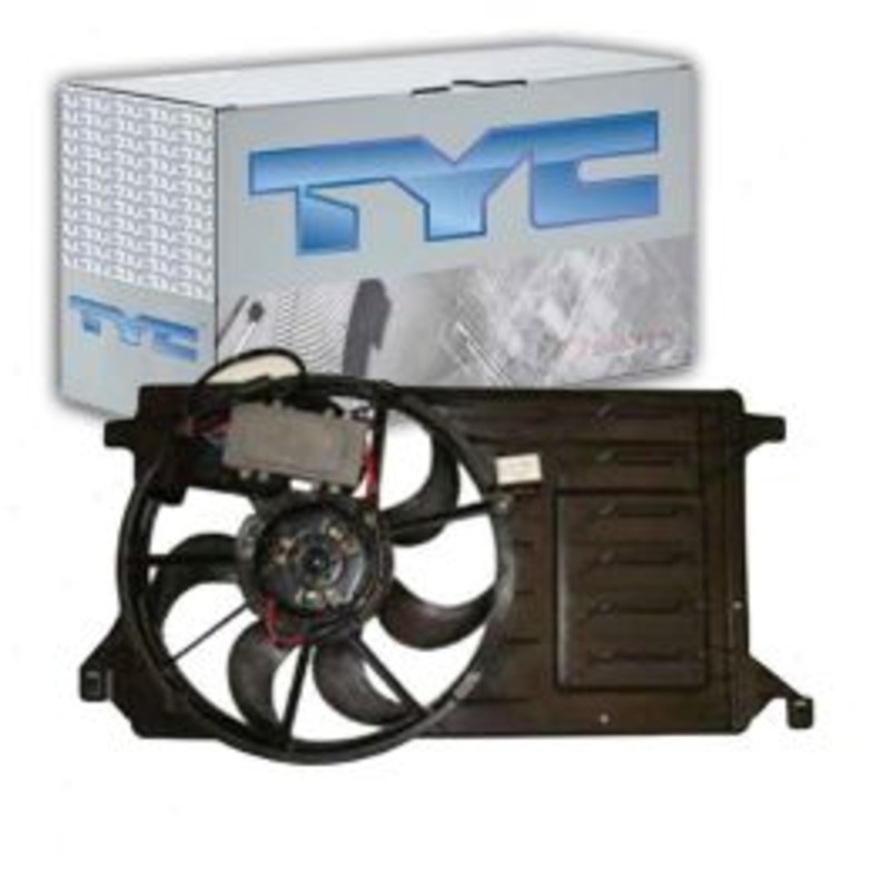 TYC Dual Radiator & Condenser Fan Assembly for 2010-2013 Mazda 3