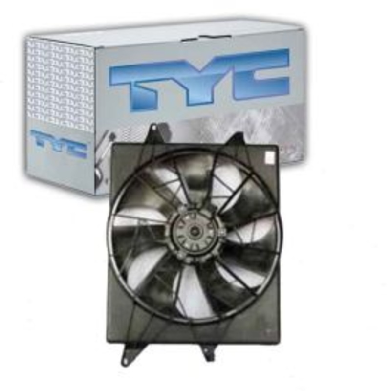 TYC Dual Radiator & Condenser Fan Assembly for 1994-1997 Ford Thunderbird 4.6L V8