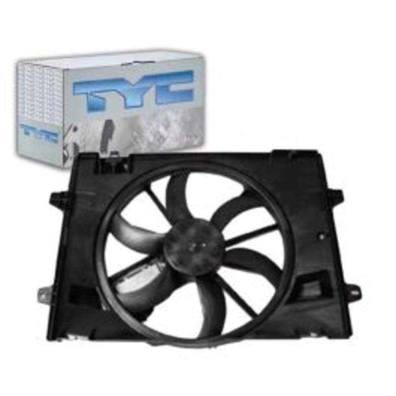 TYC Dual Radiator & Condenser Fan Assembly for 2006-2011 Lincoln Town Car