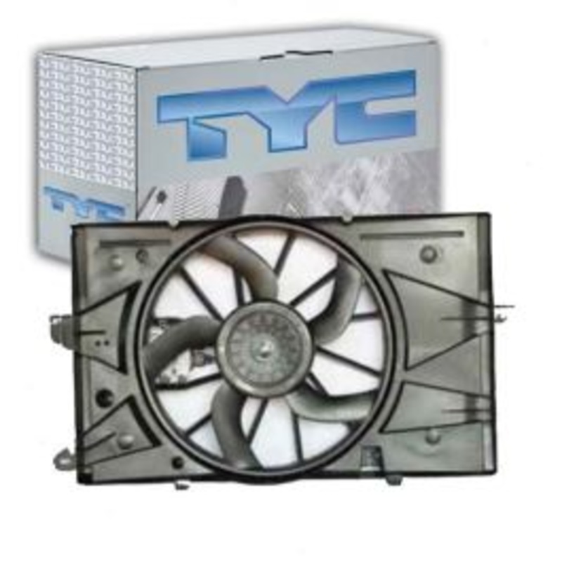 TYC Dual Radiator & Condenser Fan Assembly for 2008-2012 Ford Taurus