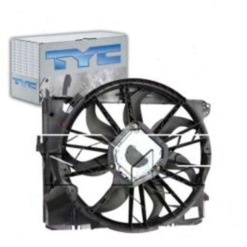 TYC Dual Radiator & Condenser Fan Assembly for 2008-2013 BMW 128i