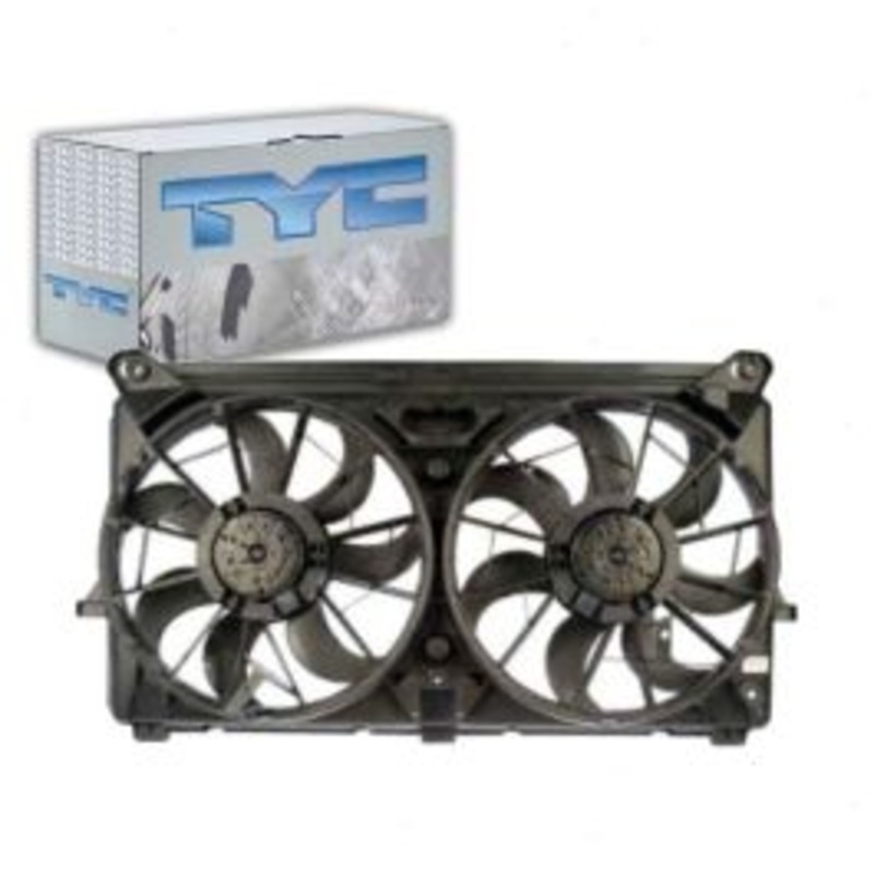 TYC Dual Radiator & Condenser Fan Assembly for 2007-2011 Chevrolet Tahoe 4.8L 5.3L 6.0L V8