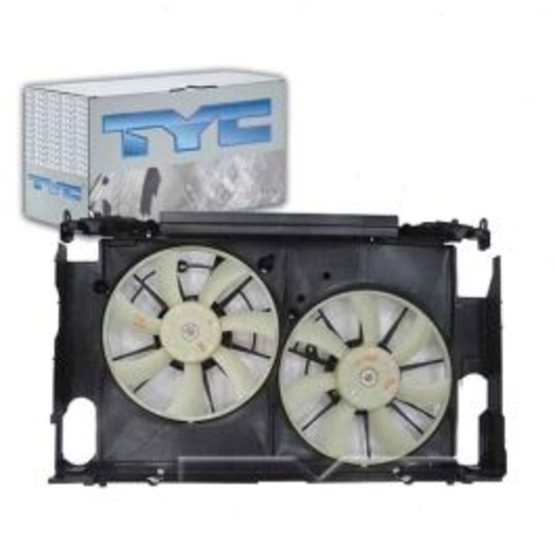 TYC Dual Radiator & Condenser Fan Assembly for 2013-2016 Toyota RAV4