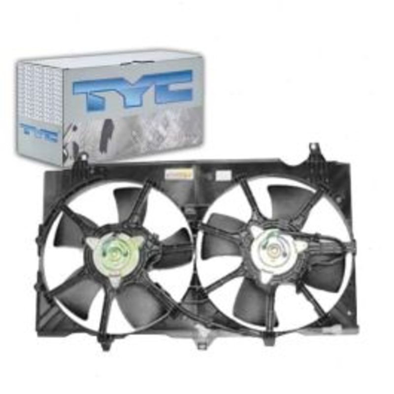 TYC 621810 Dual Radiator & Condenser Fan Assembly