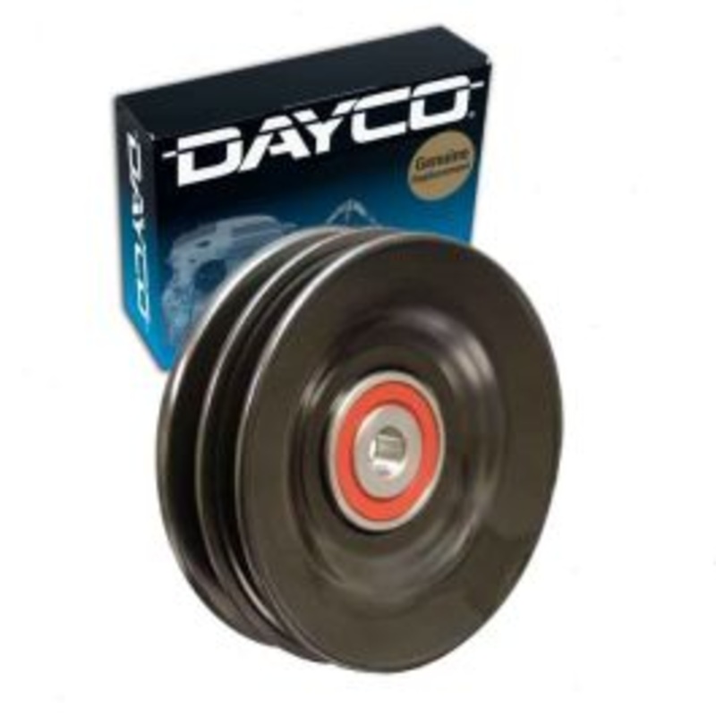 Dayco Alternator Drive Belt Idler Pulley for 1985-1991 Dodge W150 3.9L 5.2L 5.9L V6 V8