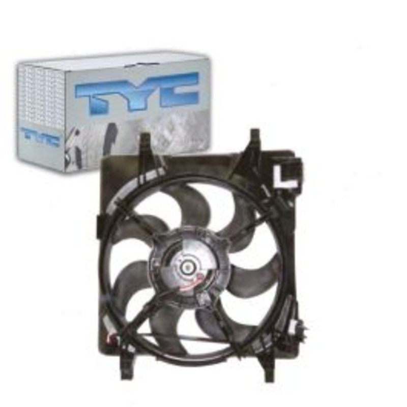TYC Dual Radiator & Condenser Fan Assembly for 2013-2015 Chevrolet Spark