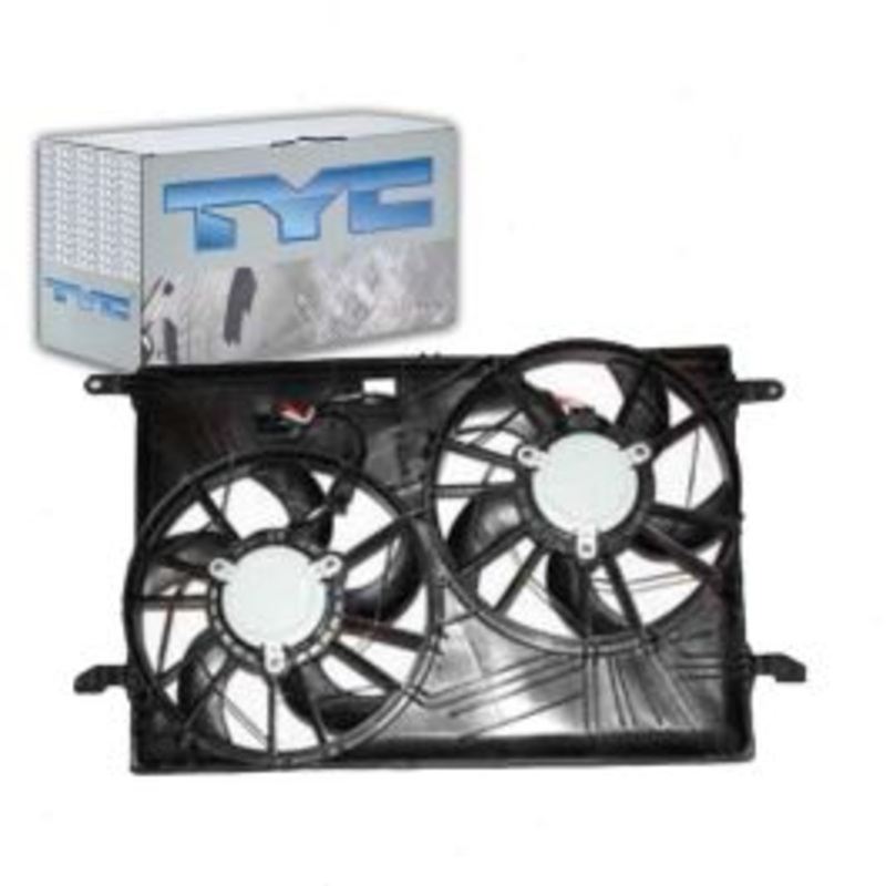 TYC Dual Radiator & Condenser Fan Assembly for 2009 Chevrolet Traverse