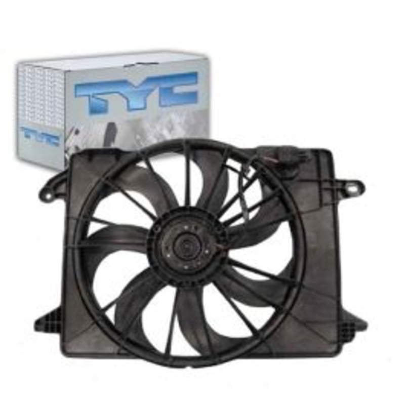 TYC 622550 Dual Radiator & Condenser Fan Assembly
