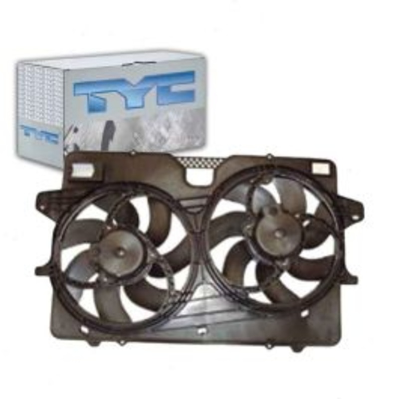 TYC Dual Radiator & Condenser Fan Assembly for 2008-2012 Ford Escape 3.0L V6