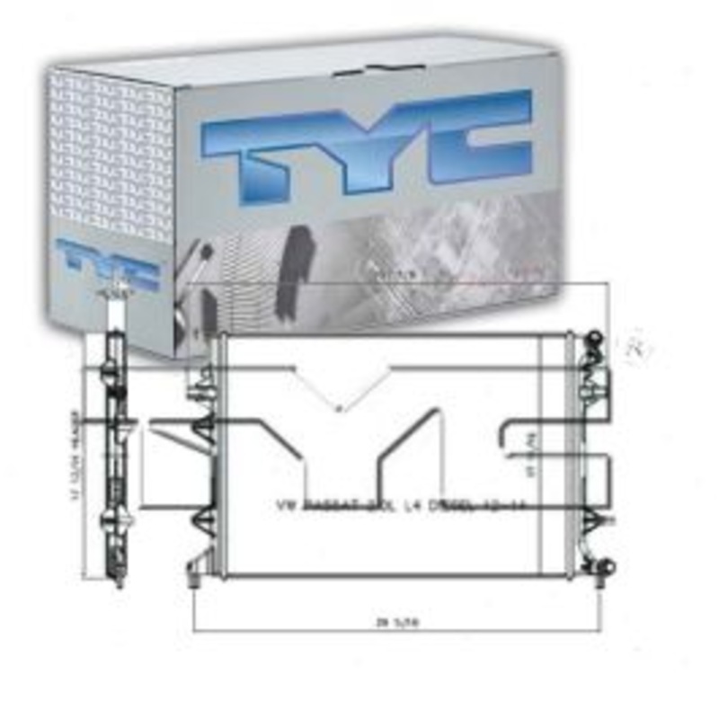 TYC Radiator for 2013-2016 Volkswagen Jetta 1.4L L4