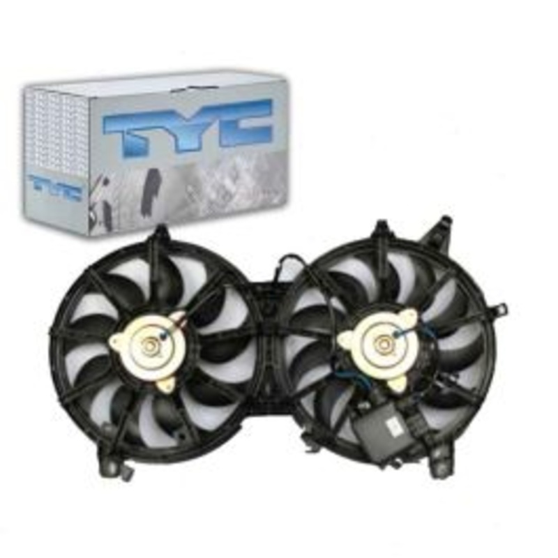 TYC Dual Radiator & Condenser Fan Assembly for 2011-2012 Infiniti G25