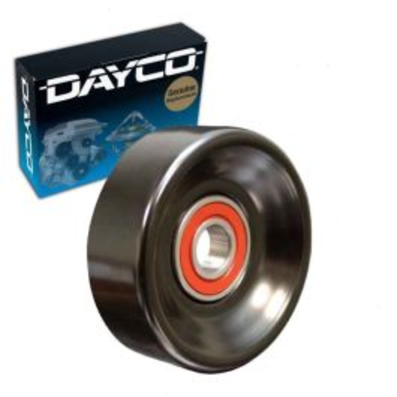 Dayco Alternator Water Pump Power Steering Drive Belt Idler Pulley for 2002-2008 Cadillac Escalade 5.3L 6.0L 6.2L V8
