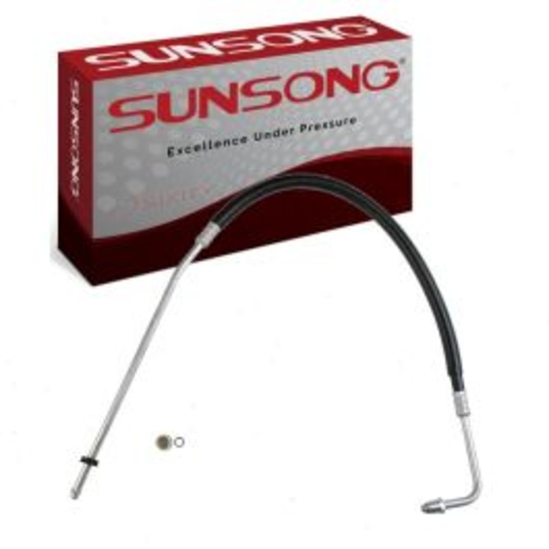 Sunsong Inlet Upper Engine Oil Cooler Hose Assembly for 1996-2000 Chevrolet K3500