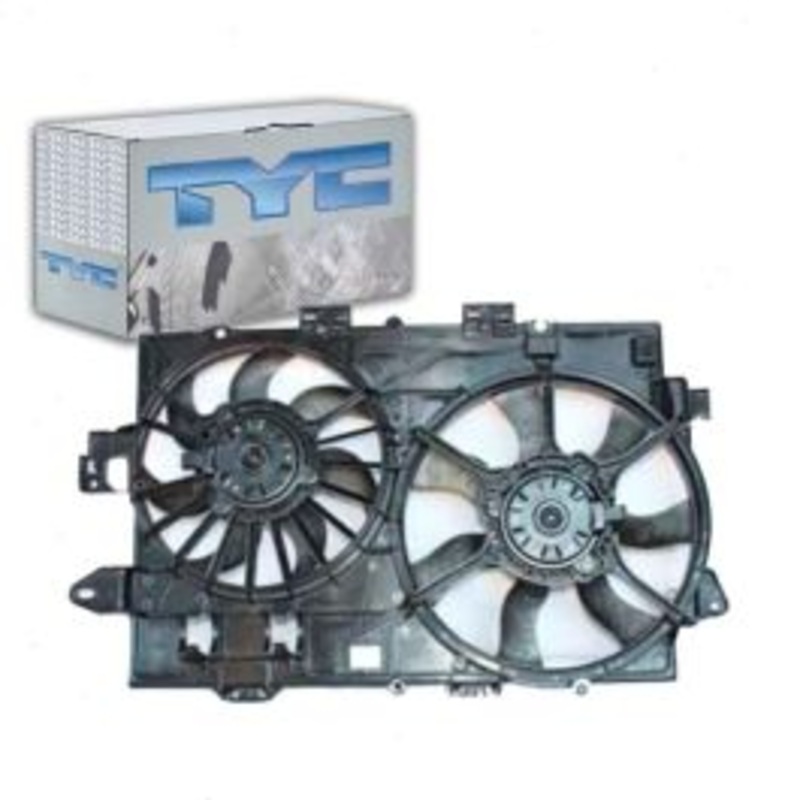 TYC Dual Radiator & Condenser Fan Assembly for 2006-2008 Pontiac Torrent 3.4L V6
