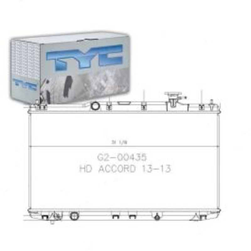 TYC Radiator for 2015 Acura TLX 2.4L L4