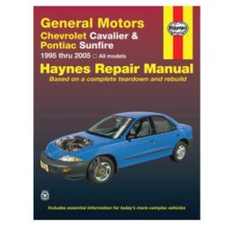 Haynes 38016 Repair Manual Chevrolet Cavalier and Pontiac Sunfire 1995 thru