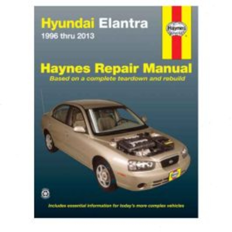 Haynes 43010 Repair Manual Hyundai Elantra 96-13