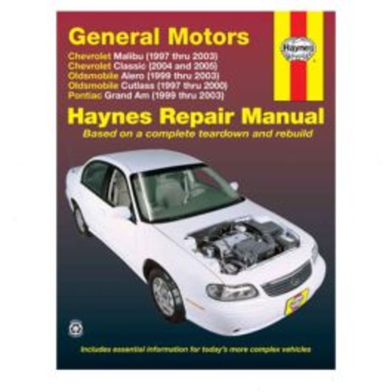 Haynes Repair Manual for 1999-2003 Pontiac Grand Am
