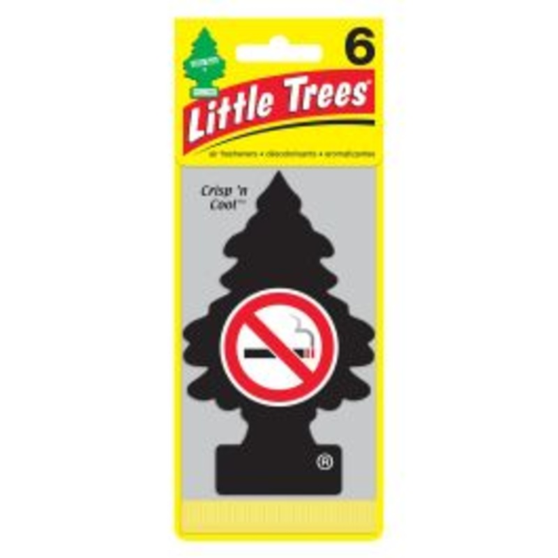 Little Trees No Smoking Air Freshener for Car and Home - 6 pack